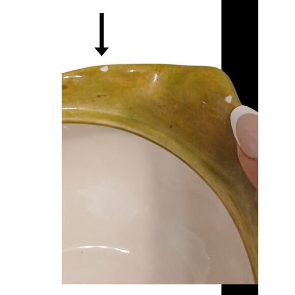 Cabbage Lettuce Turain Serving Bowl Lid Dish Platter Green Ceramic Cottage Farm - Picture 16 of 16